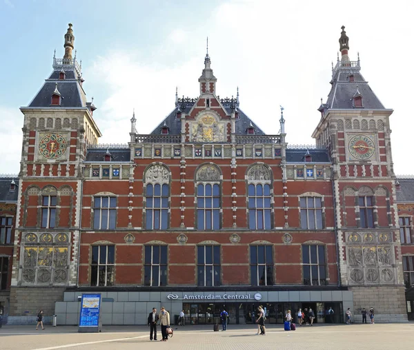 オランダ アムステルダム 2018 アムステルダム駅 — ストック写真