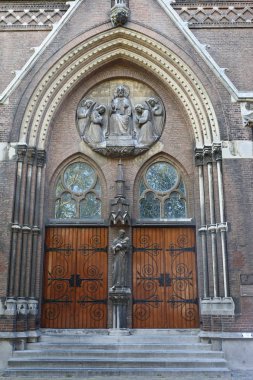 Hollanda, Delft - 4 Temmuz 2018: Maria van Jesse Church.
