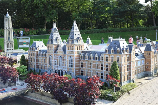 Netherlands Hague July 2018 Madurodam Miniature Park Rijksmuseum — Stock Photo, Image