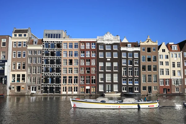 Niederlande Amsterdam Juli 2018 Amsterdam Straßen Kanäle Und Boote — Stockfoto