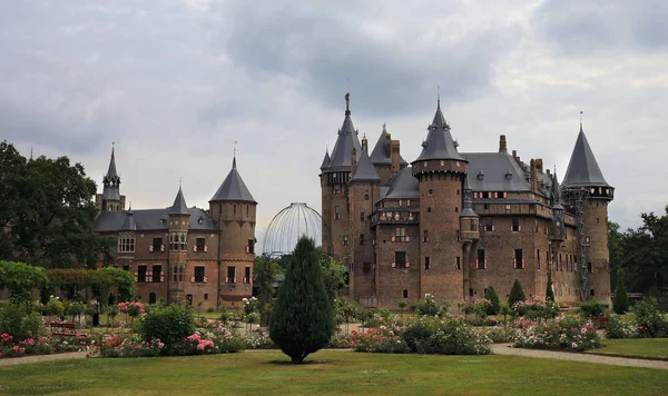 Países Bajos Utrecht Julio 2018 Castle Haar — Foto de Stock