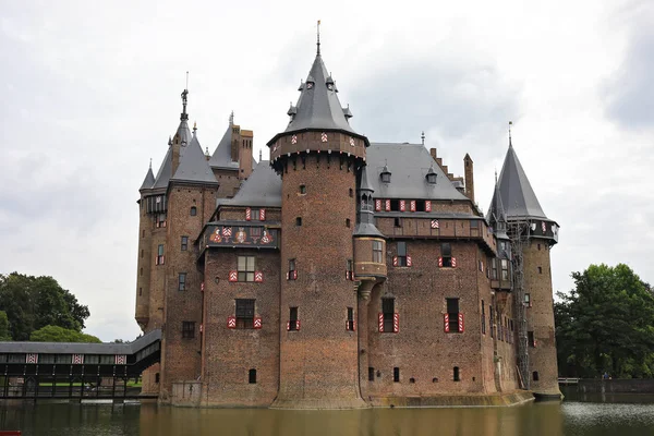 Нидерланды Утрехт Июля 2018 Года Замок Хаар — стоковое фото