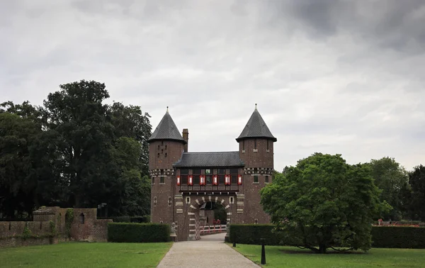 Nizozemsko Utrecht Července 2018 Castle Haar Jedna Bran — Stock fotografie