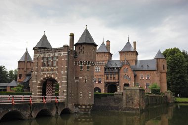 Netherlands, Utrecht - July 9, 2018: Castle De Haar.