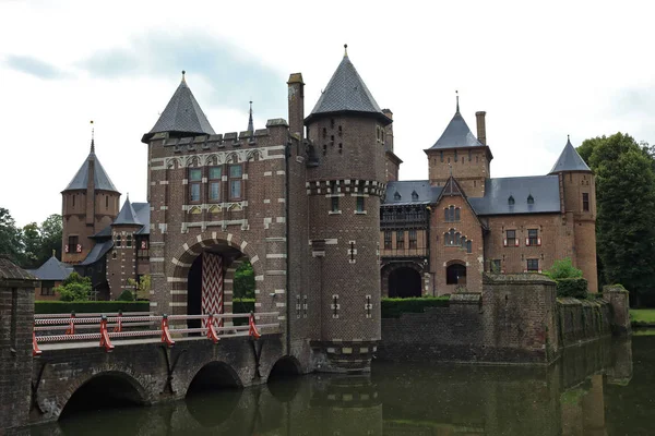 Nizozemsko Utrecht Července 2018 Hrad Haar — Stock fotografie