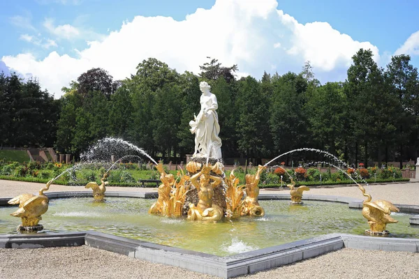 Nederländerna Apeldoorn Juli 2018 Het Loo Royal Palace Park Fontänerna — Stockfoto