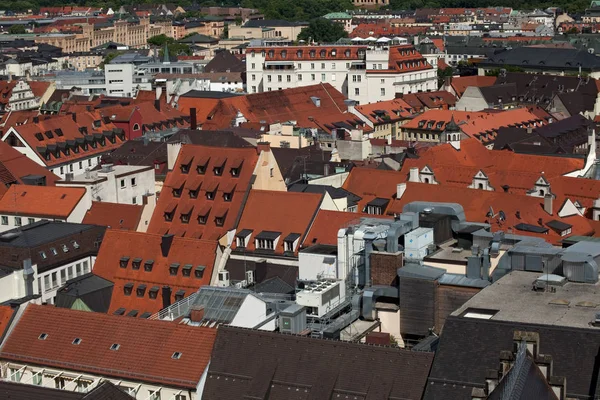 Germany Munich June 2012 View City Center Red Roofs — Stock Photo, Image