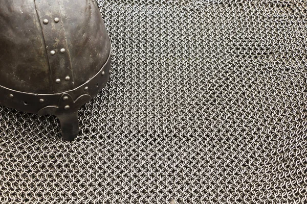 Medieval Knight Armor Mail Frame Texture Chainmail Medieval Armor Knight — Stock Photo, Image