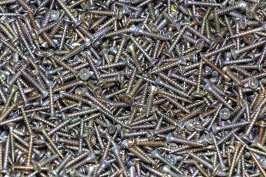 merkezi odak. siyah vida doku arka plan closeup, modern metal karışımı çeşitlilik.