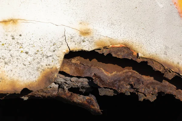 Paslı demir sac metal oksidasyon. Korozyon koruma.