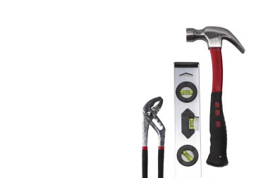 Beyaz arka planda araçları kapatın. Izole