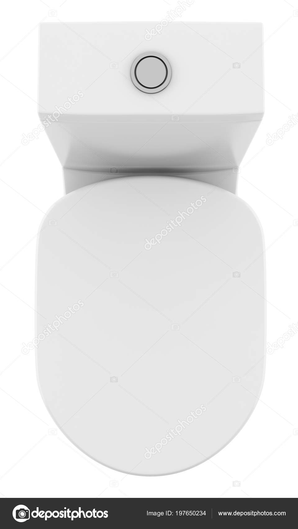 toilet seat top view