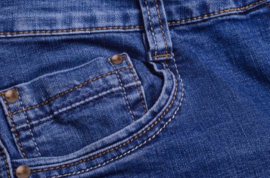 mavi kot iyi doku, yakın çekim shot ile. Tasarım ve creativit için