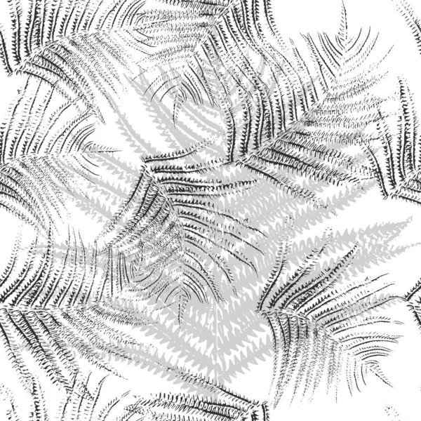 siyah yaprakların dikişsiz desen