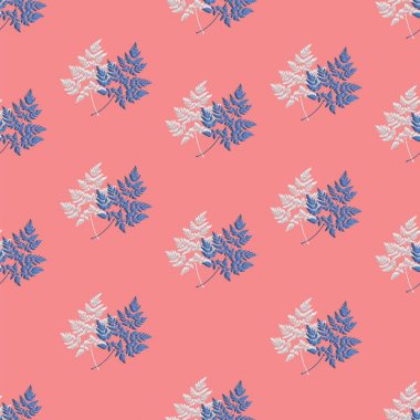 Dikişsiz desen renkli yaprakları 