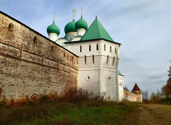 Yaroslavl Region Russia Borisogleb Monastery Built Centuries View Gate Church — Stock Photo, Image
