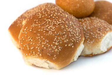 pişmiş lezzetli taze çörek yüzeyi