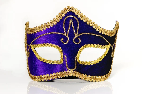 Beautiful Carnival Mask White Background — Stock Photo, Image