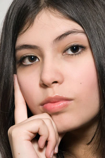 Retrato Hermoso Latin Chica —  Fotos de Stock