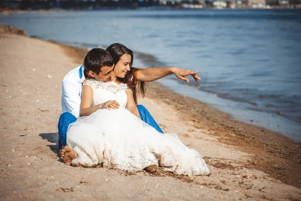 Małżeństwo Plaży — Zdjęcie stockowe