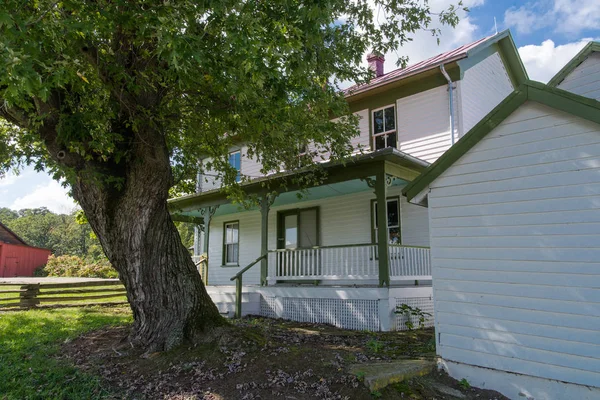 Traditionelles Rustikales Typisch Amerikanisches Haus Garten — Stockfoto