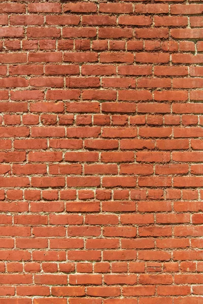 Ceglana Ściana Jako Czerwone Tło Cegły — Zdjęcie stockowe