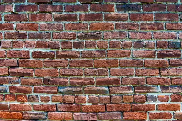 Hintergrund Einer Ziegelmauer — Stockfoto