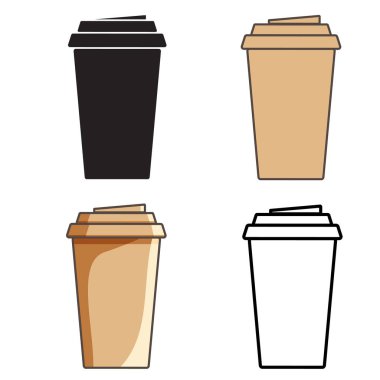 Kahve ve Çay Simgeleri ile Dikişsiz desen. Vektör stok illüstrasyon, Eps 10.