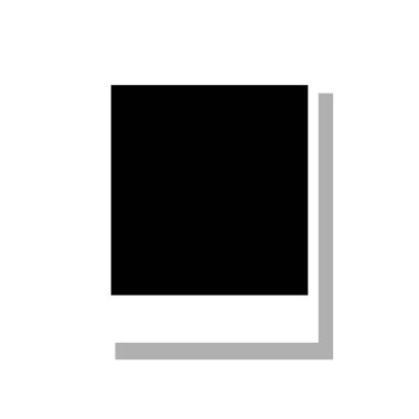 İzole arka planda gerçekçi fotoğraf çerçevesi. Şeffaf arka plan üzerinde vektör fotoğraf çerçevesi.vektör illüstrasyon eps10