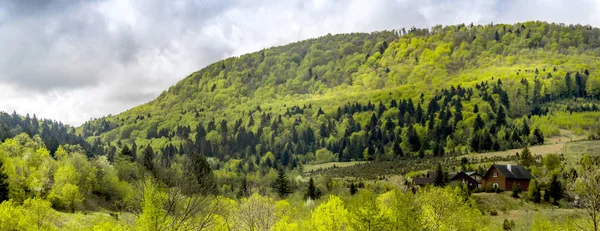 Panorama över Karpaterna — Stockfoto