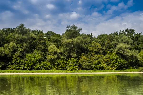 Paisagem fluvial de Dniester — Fotografia de Stock