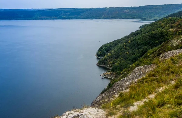 Bakota Bay Dnistrovske Reservoir Landscape Dnister River Podilski Tovtry National — Stock Photo, Image