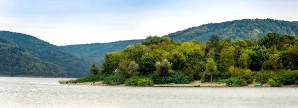 Landscape Dniester River Stara Ushytsia Village National Nature Park Podilski — Stock Photo, Image
