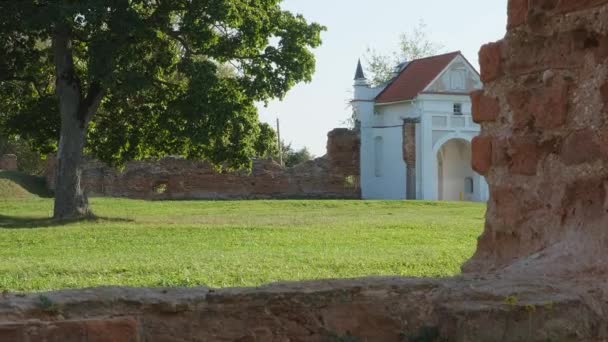 Vista Rovine Cancello Del Monastero Certosino 1648 1666 Anni Città — Video Stock