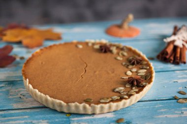 Şükran kabak pasta kabak çekirdeği ile