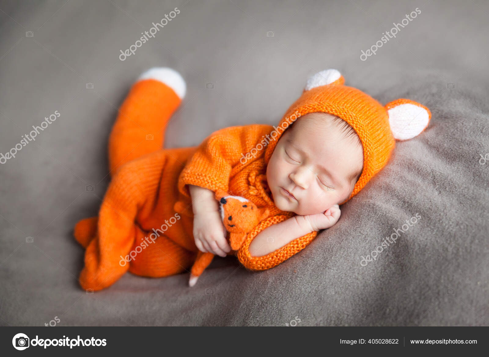 newborn baby fox outfit