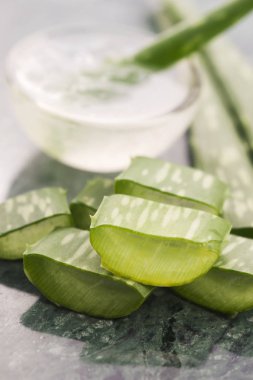 Taze yapraklı aloe vera suyu 