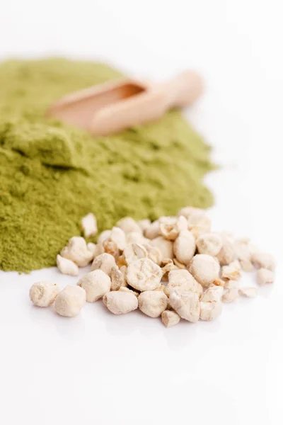 Moringa Polvere Foglie Semi — Foto Stock