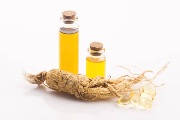 Extract Ginseng Root — Stock Photo, Image