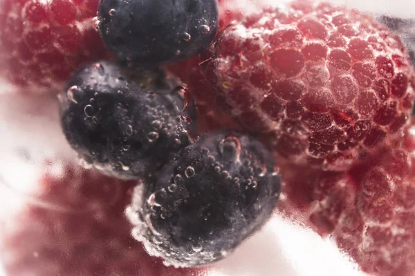 Bubbels Fruit Onder Water — Stockfoto