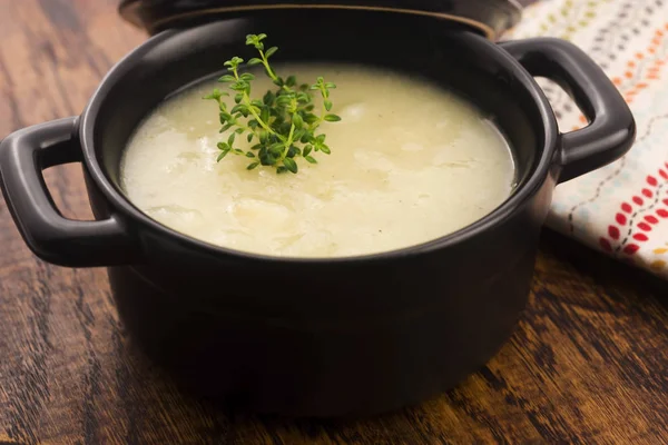 Fresh Soup Białych Szparagów — Zdjęcie stockowe