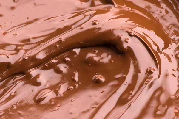 Erimiş Çikolatalı Arka Plan Resmi Yakınlaştır — Stok fotoğraf