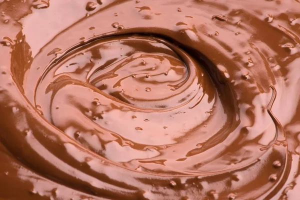 Расплавленный Шоколадный Фон Крупный План — стоковое фото