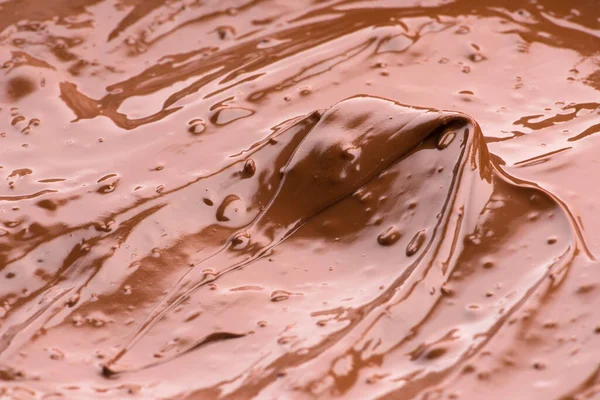 Melted Chocolate Background Close Image — Stock Photo, Image