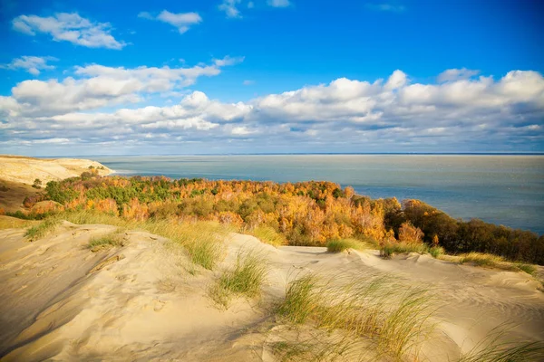 Curonian Spit Nida Neringa Litvanya Dunes Sonbaharda — Stok fotoğraf