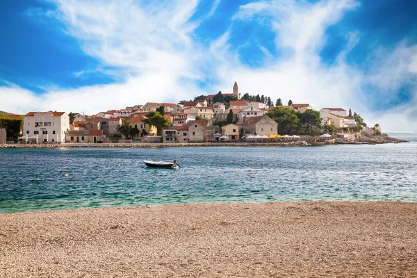 Beautiful View Primosten Old Town Adriatic Sea Dalmatian Coast Croatia — Stock Photo, Image