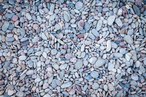 Multicoloured Background Dry Rounded Pebbles Beach — Stock Photo, Image