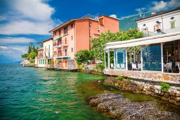 Garda Gölü'nde Malcesine — Stok fotoğraf