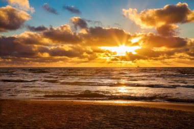 Sunset bulvarında bir Baltık Denizi