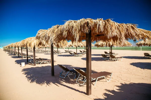 Üres tengerparton, Egyiptom — Stock Fotó